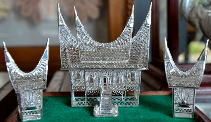 Miniature of rumah gadang